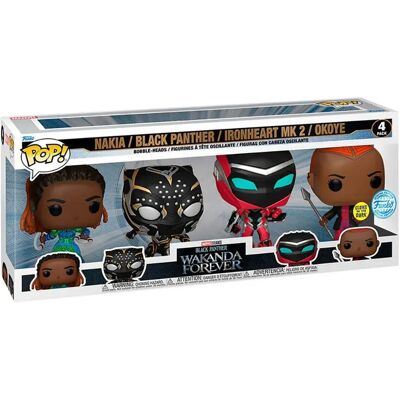 Funko Figura Esclusiva Di Wakanda Forever Black Panther Marvel Funko Figura Esclusiva Di Wakanda Forever Black Panther Marvel