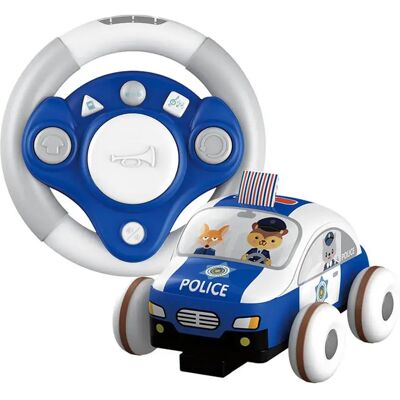 Eurekakids Macchina Della Polizia Morbida Con Radiocomando Eurekakids Macchina Della Polizia Morbida Con Radiocomando