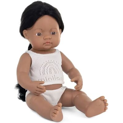 Miniland Bambola Bambino Nativo Americano 38 Cm Miniland Bambola Bambino Nativo Americano 38 Cm