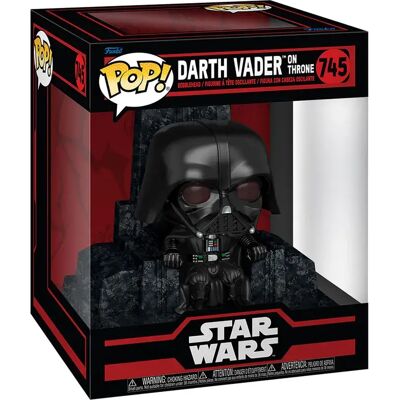 Funko Statuetta Di Vader Sul Trono Del Lato Oscuro Star Wars Deluxe 9 Cm Funko Statuetta Di Vader Sul Trono Del Lato Oscuro Star Wars Deluxe 9 Cm