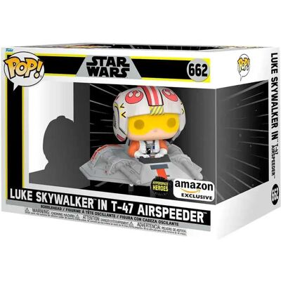 Funko Luke Skywalker Su T-7 Airspeeder Esclusivo Star Wars Funko Luke Skywalker Su T-7 Airspeeder Esclusivo Star Wars