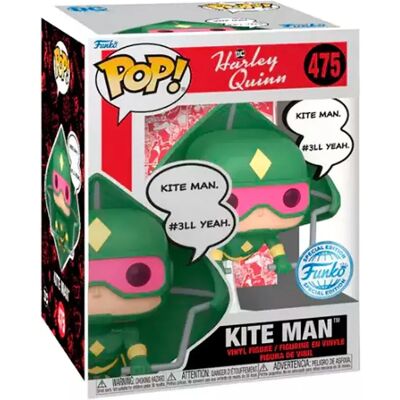 Funko Figura Esclusiva Di Kite Man Harley Quinn Dc Comics Deluxe Funko Figura Esclusiva Di Kite Man Harley Quinn Dc Comics Deluxe