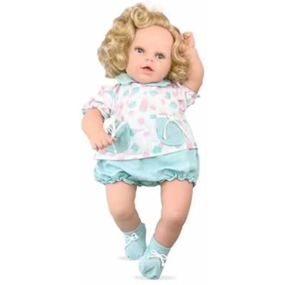 Bambola Bebè Berjuan - 60 cm, Capelli ricci lunghi chiari Bambola Bebè Berjuan - 60 cm, Capelli ricci lunghi chiari