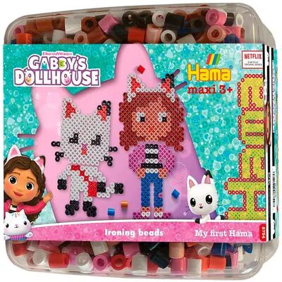 Hama Beads Gioco Di Costruzione Gabby´s Dollhouse Maxi Beads Hama Beads Gioco Di Costruzione Gabby´s Dollhouse Maxi Beads