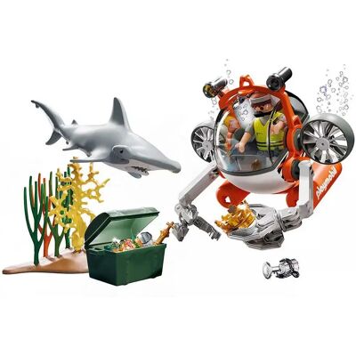 Playmobil Caccia Al Tesoro Con Un Gioco Di Costruzione Di Sottomarini Playmobil Caccia Al Tesoro Con Un Gioco Di Costruzione Di Sottomarini