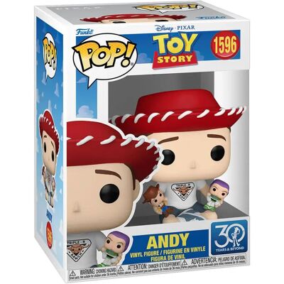 Funko Pop! Figurine Per Il 30° Anniversario Di Andy Toy Story Disney 9 Cm Funko Pop! Figurine Per Il 30° Anniversario Di Andy Toy Story Disney 9 Cm