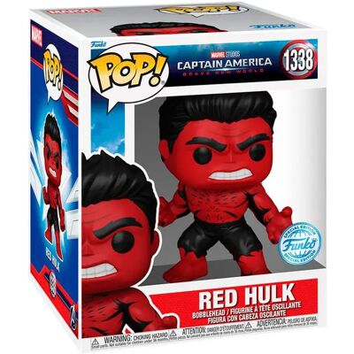Funko Personaggio Di Grandi Dimensioni Captain America Brave New World Red Hulk Funko Personaggio Di Grandi Dimensioni Captain America Brave New World Red Hulk