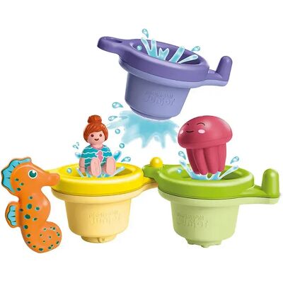 Playmobil Junior Aqua: Gioco Di Costruzione Di Bicchieri Galleggianti Playmobil Junior Aqua: Gioco Di Costruzione Di Bicchieri Galleggianti