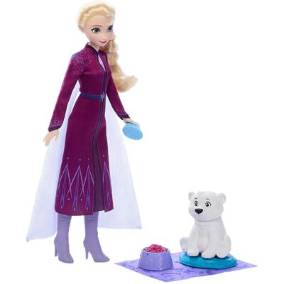 Frozen Bambola Elsa Con Orso Disney Frozen Bambola Elsa Con Orso Disney