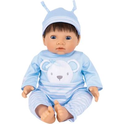 Tiny Treasures - Bambola Orso Blu con Capelli Castani Tiny Treasures - Bambola Orso Blu con Capelli Castani