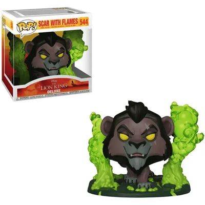 Funko Figura Deluxe Lion King-scar In Flames W/chase Funko Figura Deluxe Lion King-scar In Flames W/chase