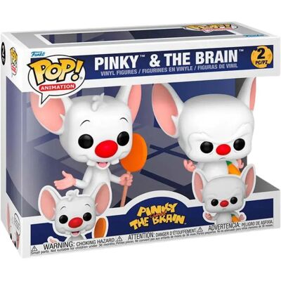 Funko Personaggio Televisivo Animaniacs: Mignolo E Prof 9 Cm Funko Personaggio Televisivo Animaniacs: Mignolo E Prof 9 Cm