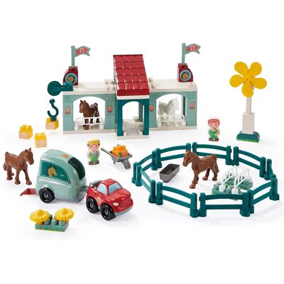 Ecoiffier Abrick Gioco Di Costruzioni Maneggio Ecoiffier Abrick Gioco Di Costruzioni Maneggio