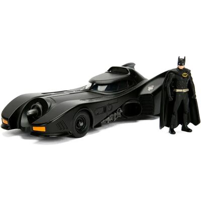 Jada Batmobile In Metallo 1:2 1989 Personaggio Jada Batmobile In Metallo 1:2 1989 Personaggio