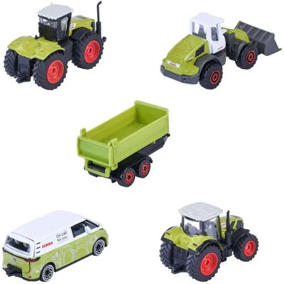 Majorette Veicoli Agricoli Claas 5 Unità Majorette Veicoli Agricoli Claas 5 Unità