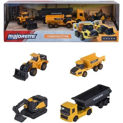 Majorette Volvo Construction 4 pezzi - Set Giocattoli Edili Majorette Volvo Construction 4 pezzi - Set Giocattoli Edili