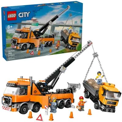 Lego Gioco Di Costruzione: Carro Attrezzi Pesante Da Città Con Gru Lego Gioco Di Costruzione: Carro Attrezzi Pesante Da Città Con Gru