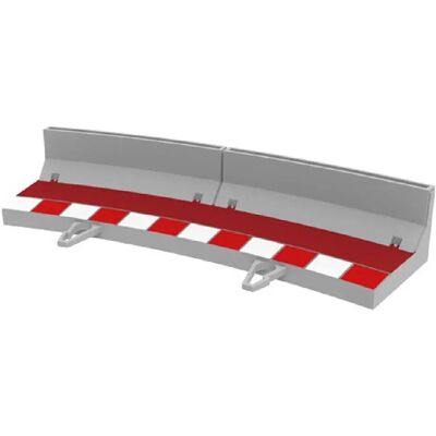 Scalextric Recinzione Curva Esterna Bordo 1:32 Unità Scalextric Recinzione Curva Esterna Bordo 1:32 Unità
