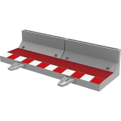 Scalextric Bordo Dritto Della Recinzione 1:32 180 Mm Scalextric Bordo Dritto Della Recinzione 1:32 180 Mm