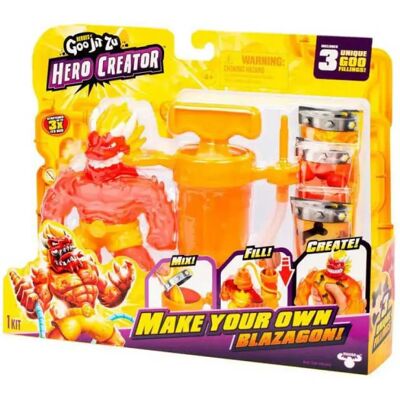 Goo Jit Zu Serie Heroes Creator Blazagon Action Figure - Figura d'azione Goo Jit Zu Serie Heroes Creator Blazagon Action Figure - Figura d'azione