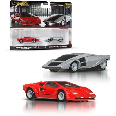 Mattel Hot Wheels Premium Lancia Stratos Zero 2 Unità Mattel Hot Wheels Premium Lancia Stratos Zero 2 Unità