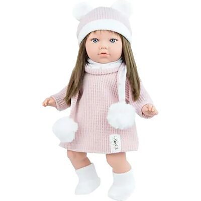 Bambola baby Marina & Pau 45cm con cappello invernale Bambola baby Marina & Pau 45cm con cappello invernale