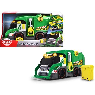 Camion per riciclaggio Dickie Toys - Veicolo giocattolo - Giallo/Verde Camion per riciclaggio Dickie Toys - Veicolo giocattolo - Giallo/Verde