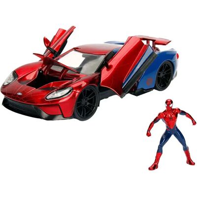 Jada Macchina Marvel Spiderman 2017 Ford Gt Jada Macchina Marvel Spiderman 2017 Ford Gt