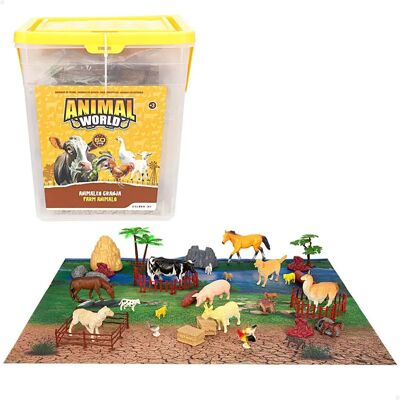 Colorbaby Figura Animal World-farm Animals 50 Unità Colorbaby Figura Animal World-farm Animals 50 Unità