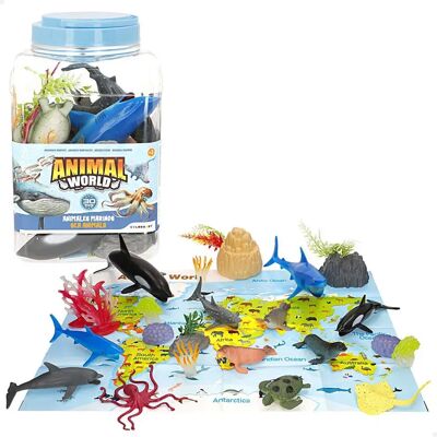 Colorbaby Figura Animal World-ocean Animals 30 Unità Multicolour One Size Colorbaby Figura Animal World-ocean Animals 30 Unità Multicolour One Size