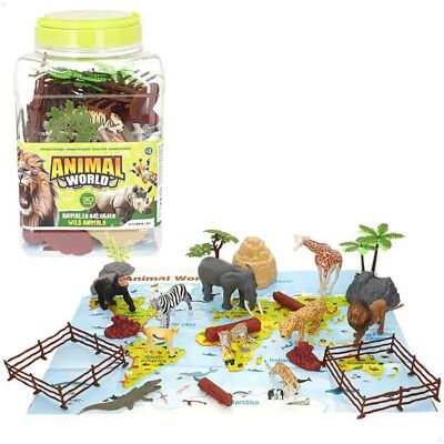 Colorbaby Figura Animal World-wild Animals 30 Unità Multicolour One Size Colorbaby Figura Animal World-wild Animals 30 Unità Multicolour One Size