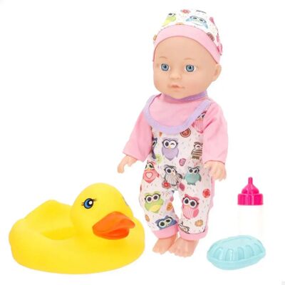 Colorbaby Bambola Baby & Rubber Ring-30 Cm Multicolour One Size Colorbaby Bambola Baby & Rubber Ring-30 Cm Multicolour One Size