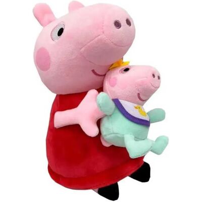 Bandai Orsacchiotto Peppa Pig With Baby Bandai Orsacchiotto Peppa Pig With Baby