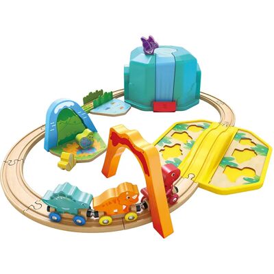 Hape Set Secchiello Del Treno Dei Dinosauri Hape Set Secchiello Del Treno Dei Dinosauri