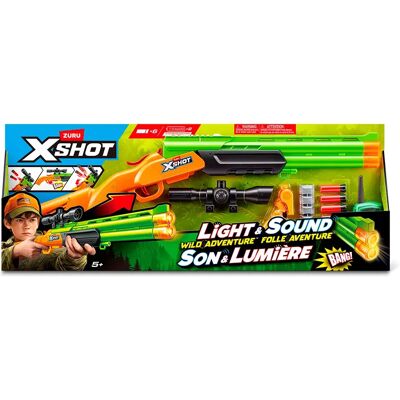 Zuru Pistola X-shot Big Hunter Con Luci E Suoni 20.x72.x5.3 Cm Zuru Pistola X-shot Big Hunter Con Luci E Suoni 20.x72.x5.3 Cm