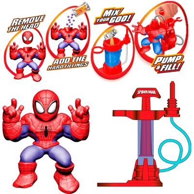 Bandai Personaggio Eroe Creatore Goo Jit Zu Spiderman Bandai Personaggio Eroe Creatore Goo Jit Zu Spiderman