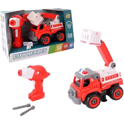 Tachan Camion Dei Pompieri Telecomandato Montabile 33 Pezzi Tachan Camion Dei Pompieri Telecomandato Montabile 33 Pezzi