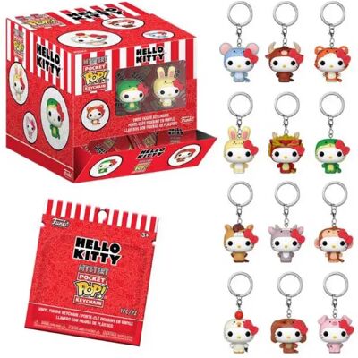 Funko Figura Keychain Hello Kitty Animals 12 Unità Funko Figura Keychain Hello Kitty Animals 12 Unità