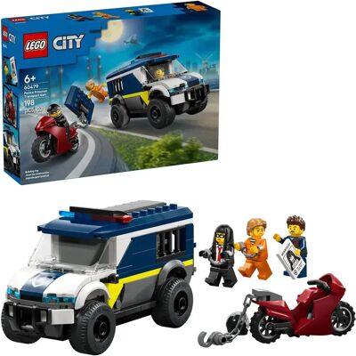 Lego Gioco Di Costruzione Del Furgone Per Il Trasporto Di Prigionieri Della Polizia Lego Gioco Di Costruzione Del Furgone Per Il Trasporto Di Prigionieri Della Polizia