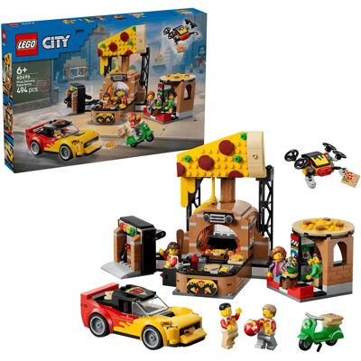 Lego Esperienza Di Consegna Pizza Con Gioco Di Costruzione Di Veicoli Lego Esperienza Di Consegna Pizza Con Gioco Di Costruzione Di Veicoli