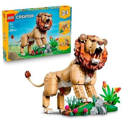 Lego Animali Selvatici: Gioco Di Costruzioni Del Leone Maestoso Lego Animali Selvatici: Gioco Di Costruzioni Del Leone Maestoso