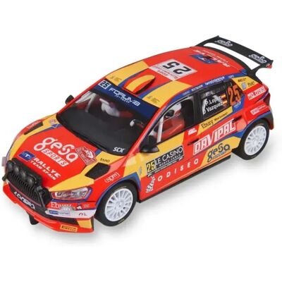 Scalextric Macchina Skoda Fabia Wrc2 Pepe López 1:32 Scalextric Macchina Skoda Fabia Wrc2 Pepe López 1:32