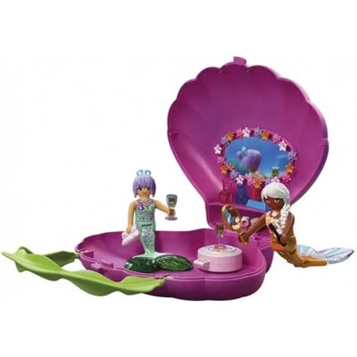 Playmobil Gioco Di Costruzione Seashell Handbag With Mermaid Playmobil Gioco Di Costruzione Seashell Handbag With Mermaid