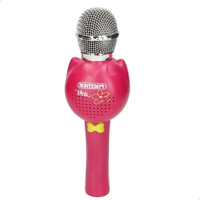 BONTEMPI - Pink Wireless Mic - Bluetooth - 3+ - Microphone BONTEMPI - Pink Wireless Mic - Bluetooth - 3+ - Microphone