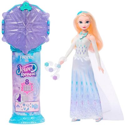 Mattel Bambola Elsa Jewel Reveal Disney Princess Mattel Bambola Elsa Jewel Reveal Disney Princess