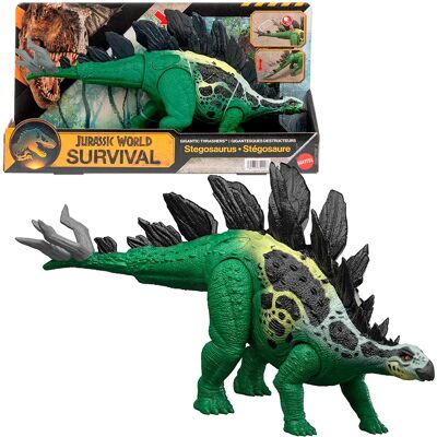 Mattel Figura Gigante Di Dinosauro Stegosauro Jurassic Trackers Mattel Figura Gigante Di Dinosauro Stegosauro Jurassic Trackers