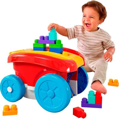 Mega Bloks Carriola Per La Raccolta Di Blocchi Fisher Price Gioco Di Costruzione Mega Bloks Carriola Per La Raccolta Di Blocchi Fisher Price Gioco Di Costruzione