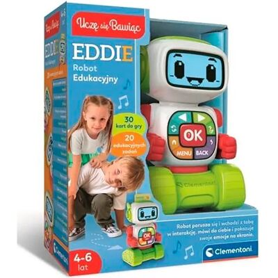 Clementoni Giocattolo Educativo Eddie Robot Clementoni Giocattolo Educativo Eddie Robot