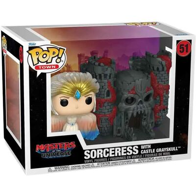 Funko Figura Masters Of The Universe-pop Town Sorceress W/castle Grayskull Funko Figura Masters Of The Universe-pop Town Sorceress W/castle Grayskull