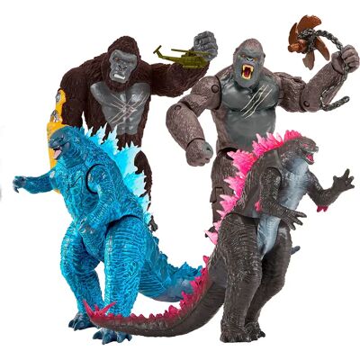 Famosa 6`` Figure Base 2 Modelli Spedizione Casuale Godzilla Vs Kong Assortito Famosa 6`` Figure Base 2 Modelli Spedizione Casuale Godzilla Vs Kong Assortito